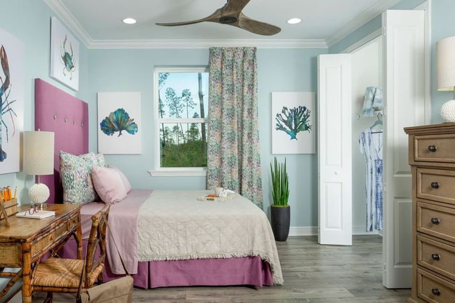 Representative furnished interior of a home built from the Nevis by Minto Communities in Latitude Margaritaville Watersound, Panama City Beach (Image 7). Representative furnished interior of a home built from the Nevis by Minto Communities in Latitude Margaritaville Watersound, Panama City Beach (Image 7).