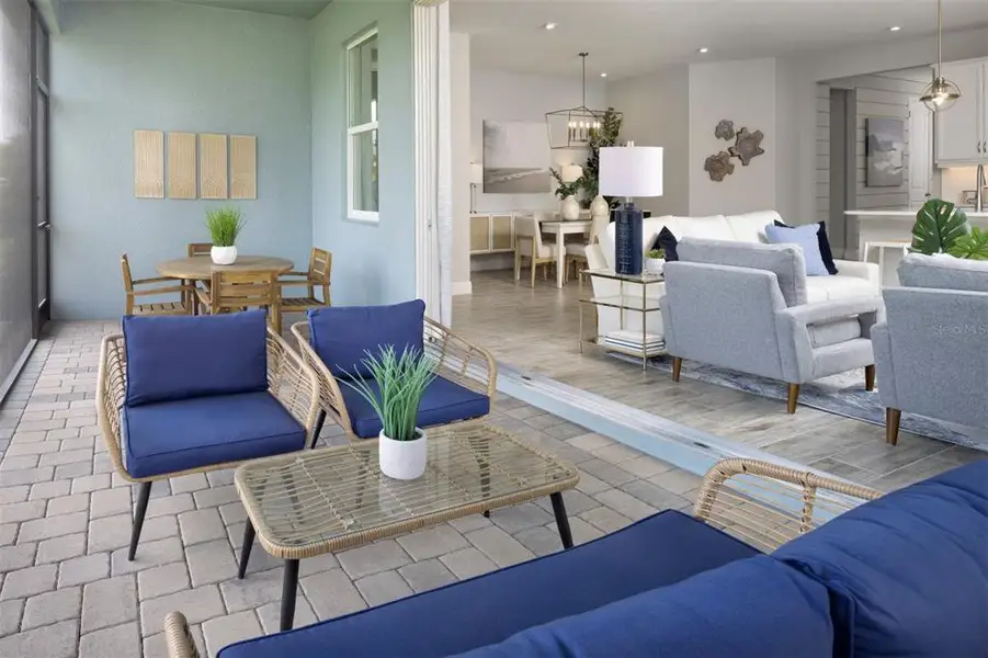 Furnished interior view inside a new home in Windwater, Parrish (Image 13).
