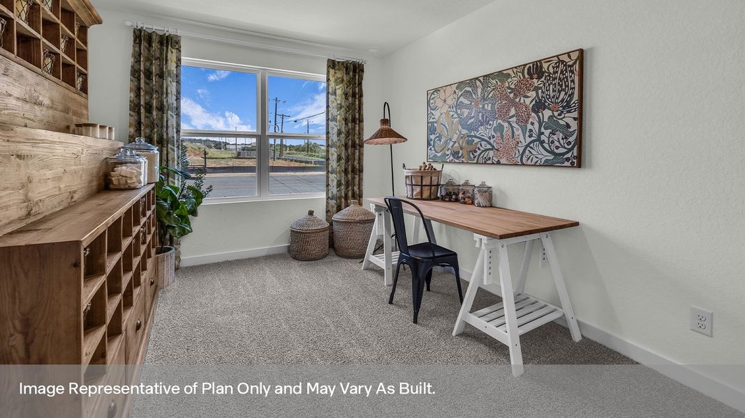 Furnished interior view inside a new home in Sonoma Oaks, Fredericksburg (Image 6).