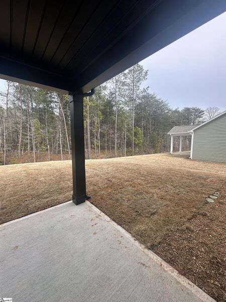 Exterior details and patio area of a home in Shiloh Trail, Wellford (Image 19).