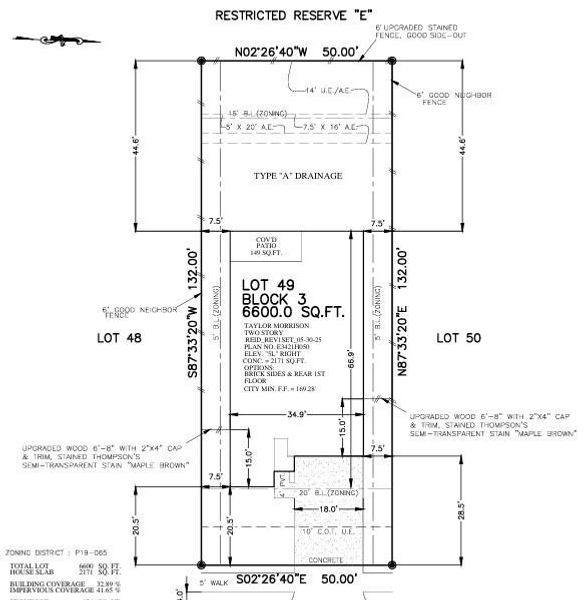 Plot Plan Plot Plan