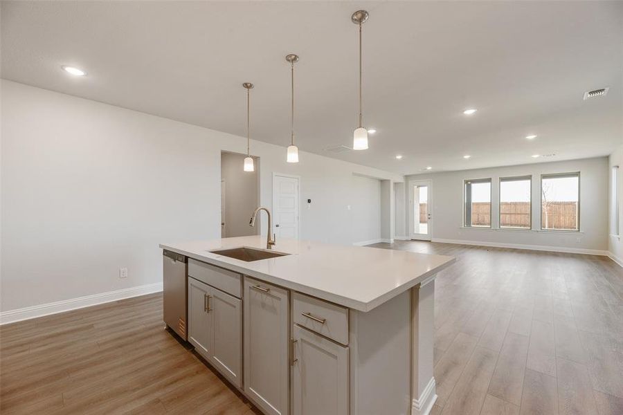 Furnished interior view inside a new home in Sutton Fields, Celina (Image 9). Furnished interior view inside a new home in Sutton Fields, Celina (Image 9).