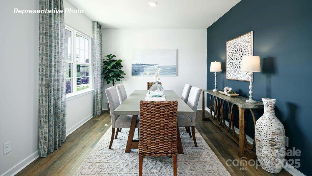 Furnished interior view inside a new home in Sonoma Hills, Charlotte (Image 7).