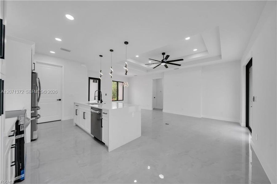 Furnished interior view inside a new home in , Lehigh Acres (Image 7). Furnished interior view inside a new home in , Lehigh Acres (Image 7).