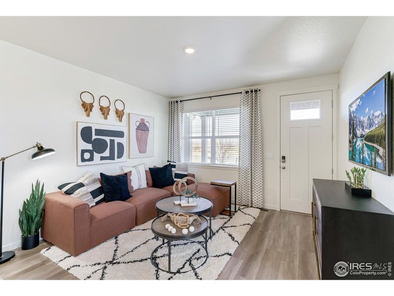 Furnished interior view inside a new home in Revere at Johnstown, Johnstown (Image 22).