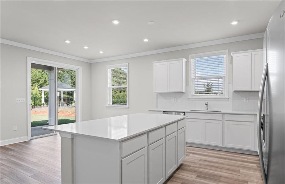 Furnished interior view inside a new home in Overland, Locust Grove (Image 8).