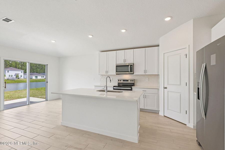 Furnished interior view inside a new home in Kings Preserve, Jacksonville (Image 12).