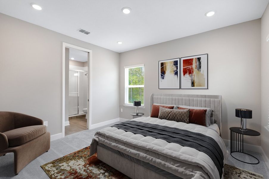 Furnished interior in a model home at Osprey Cove in St. Marys (Image 9).