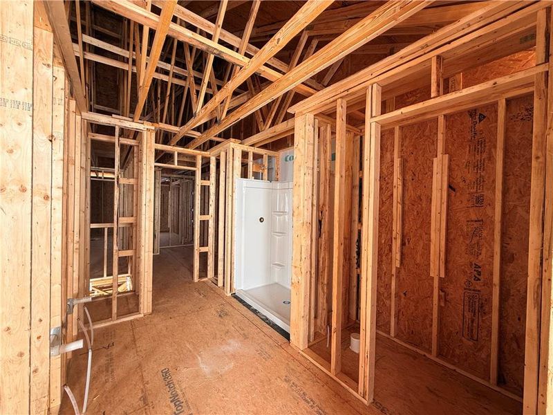 In-progress construction of a new home in Leydenview, Mableton, GA (Image 39).