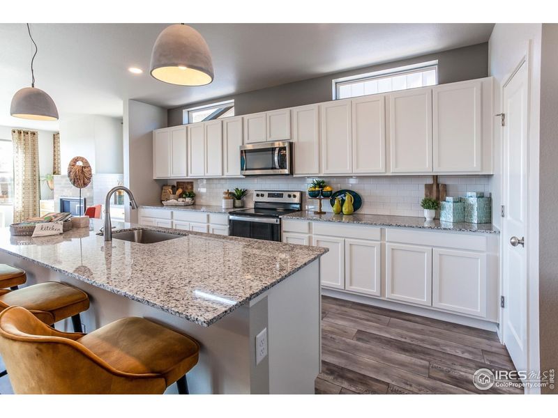 Furnished interior view inside a new home in Prairie Song, Windsor (Image 15).