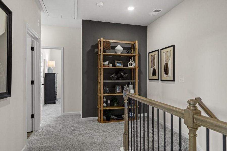 Furnished interior view inside a new home in Townes At The Stiles, Cartersville (Image 15).