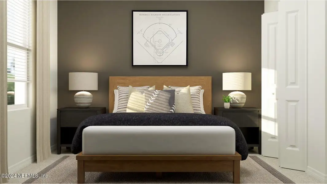 Furnished interior view inside a new home in Holstein Crossing, Green Cove Springs (Image 19). Furnished interior view inside a new home in Holstein Crossing, Green Cove Springs (Image 19).