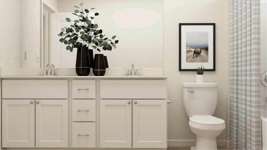 Representative furnished interior of a home built from the Cypress by Lennar in Elizabeth: Arbor, Fort Mill (Image 34).