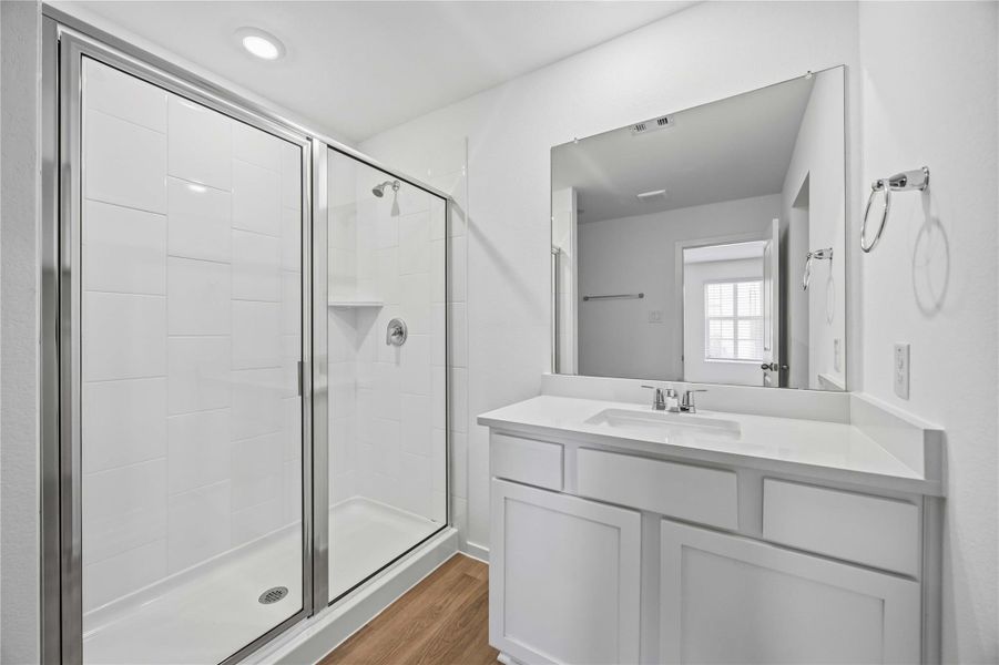 Furnished interior view inside a new home in Legacy Village, Houston (Image 8). Furnished interior view inside a new home in Legacy Village, Houston (Image 8).