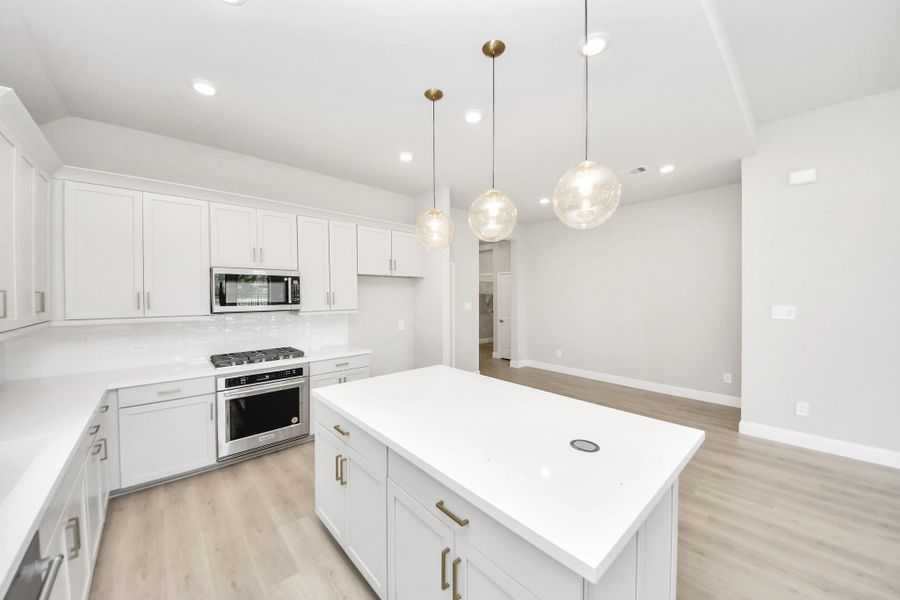 Furnished interior view inside a new home in Gatherings® at Chambers Creek: Duets Collection, Willis (Image 8). Furnished interior view inside a new home in Gatherings® at Chambers Creek: Duets Collection, Willis (Image 8).