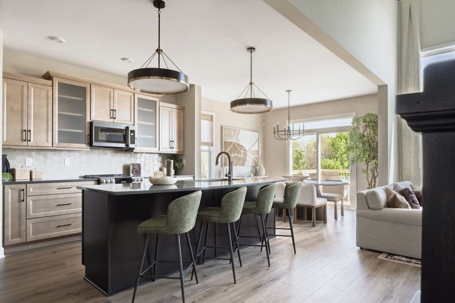 Representative furnished interior of a home built from the Blair by Fischer Homes in Twin Lakes, Hoschton (Image 18).