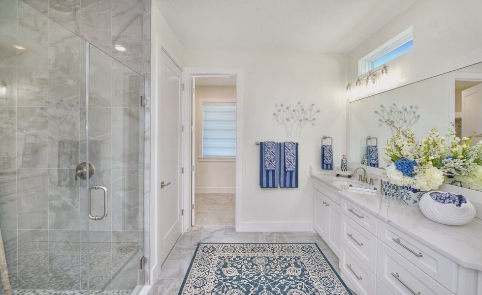 Furnished interior view inside a new home in Persimmon Park, Wesley Chapel (Image 6).