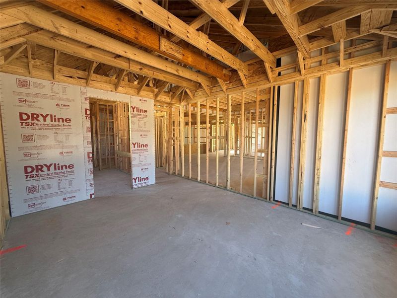 In-progress construction of a new home in Provence, Austin, TX (Image 9).