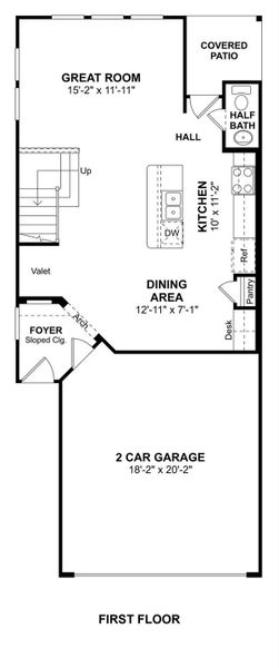 The Naples floor plan by K. Hovnanian Homes. 1st Floor shown. *Prices, plans, dimensions, features, specifications, materials, and availability of homes or communities are subject to change without notice or obligation.