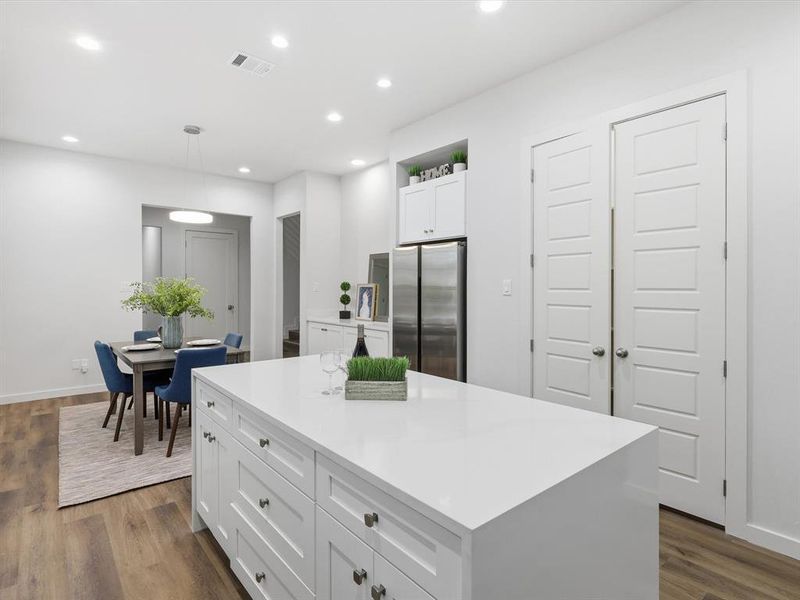 Furnished interior view inside a new home in , Dallas (Image 9). Furnished interior view inside a new home in , Dallas (Image 9).