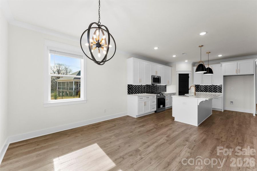 Furnished interior view inside a new home in , Kings Mountain (Image 10). Furnished interior view inside a new home in , Kings Mountain (Image 10).