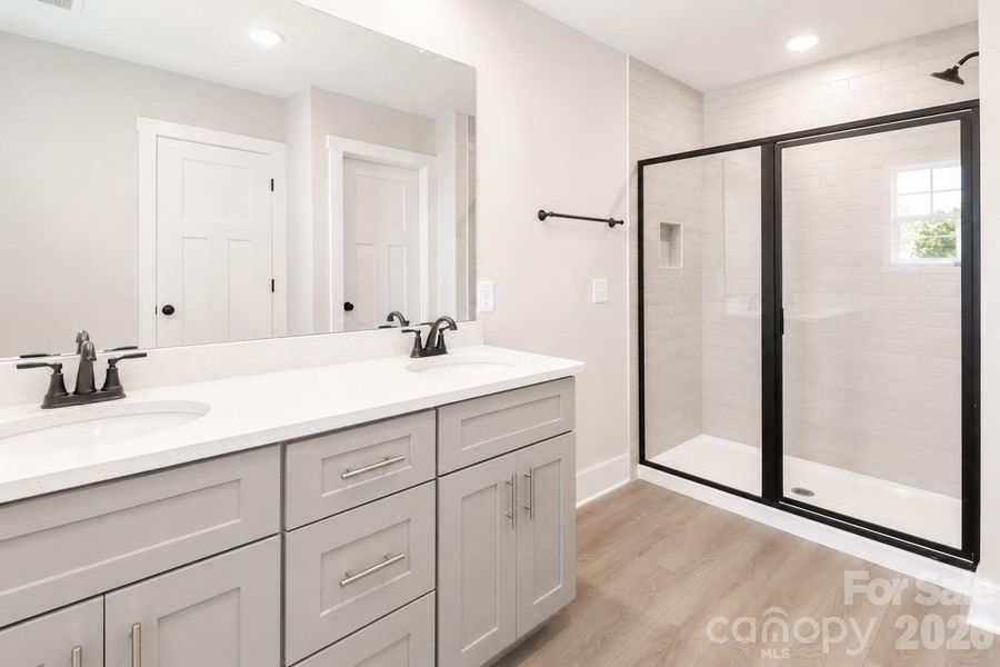 Furnished interior view inside a new home in , Statesville (Image 9).