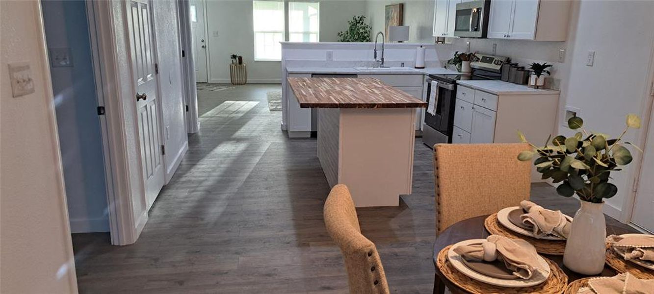 Furnished interior view inside a new home in , Commerce (Image 11).