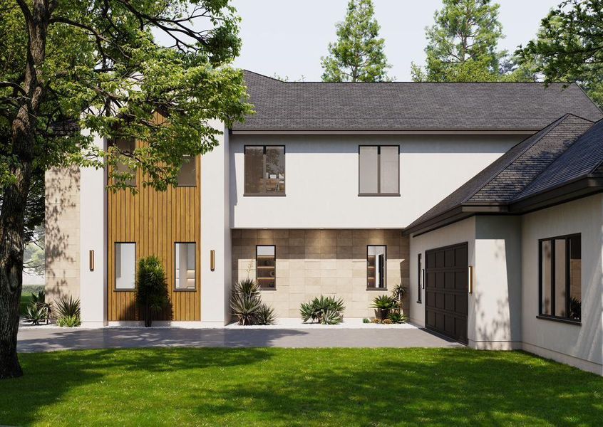 Exterior details and patio area of a home in , Spring (Image 22).
