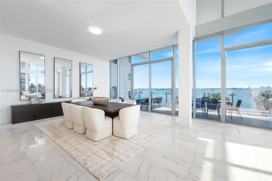 Furnished interior view inside a new home in , Miami (Image 7).