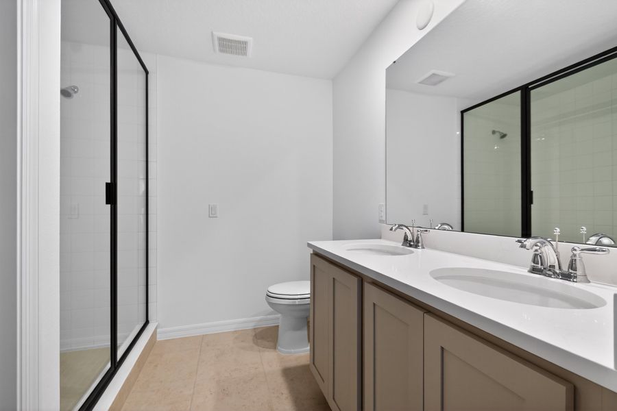 Representative furnished interior of a home built from the Sebago by Ashton Woods in Catamaran Cove, Rockledge (Image 5).