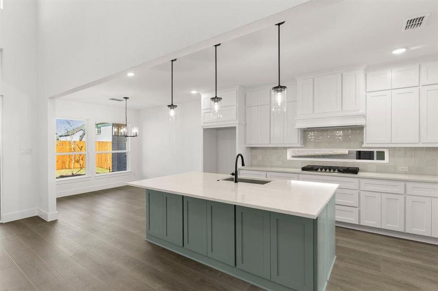 Furnished interior view inside a new home in Valencia on The Lake, Little Elm (Image 15).