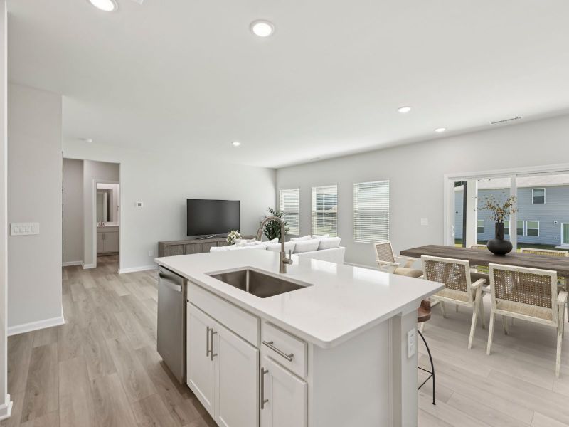 Furnished interior view inside a new home in Marshburn Landing - Signature Series, Wendell (Image 5).