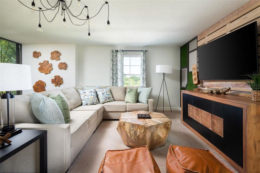 virtually staged/model home