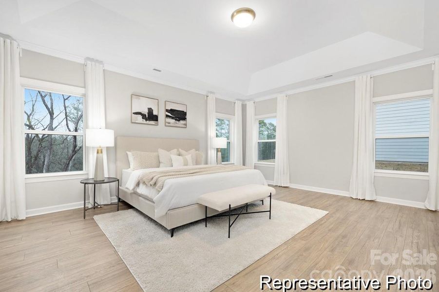 Furnished interior view inside a new home in Huntington Hills, Lincolnton (Image 27).