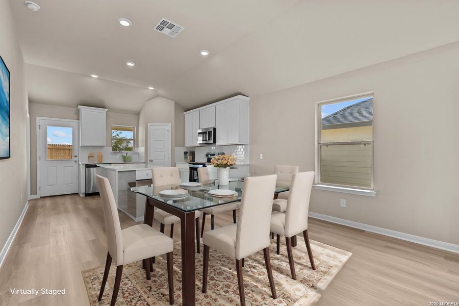 Furnished interior view inside a new home in Winding Brook, San Antonio (Image 7).