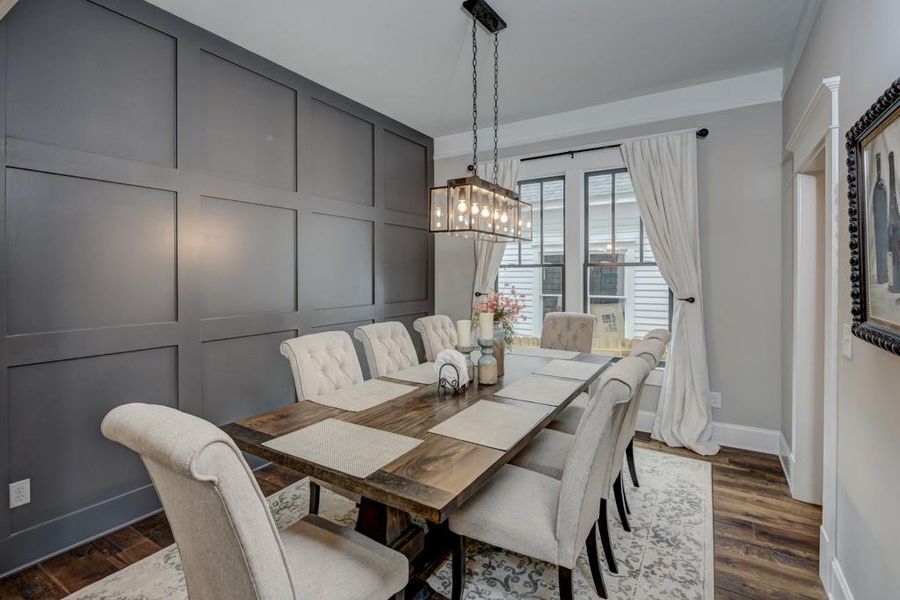 Furnished interior view inside a new home in , Atlanta (Image 9).