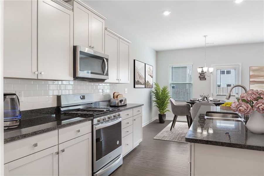 Furnished interior view inside a new home in , McDonough (Image 7).