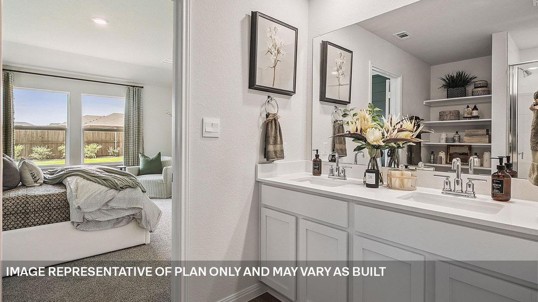 Furnished interior view inside a new home in Thunder Rock, Marble Falls (Image 27).