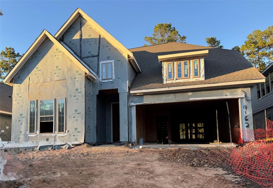 In-progress construction of a new home in Two Step Farm, Montgomery, TX (Image 11). In-progress construction of a new home in Two Step Farm, Montgomery, TX (Image 11).