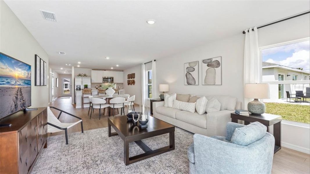 Furnished interior view inside a new home in Oakfield Lakes, Parrish (Image 6).