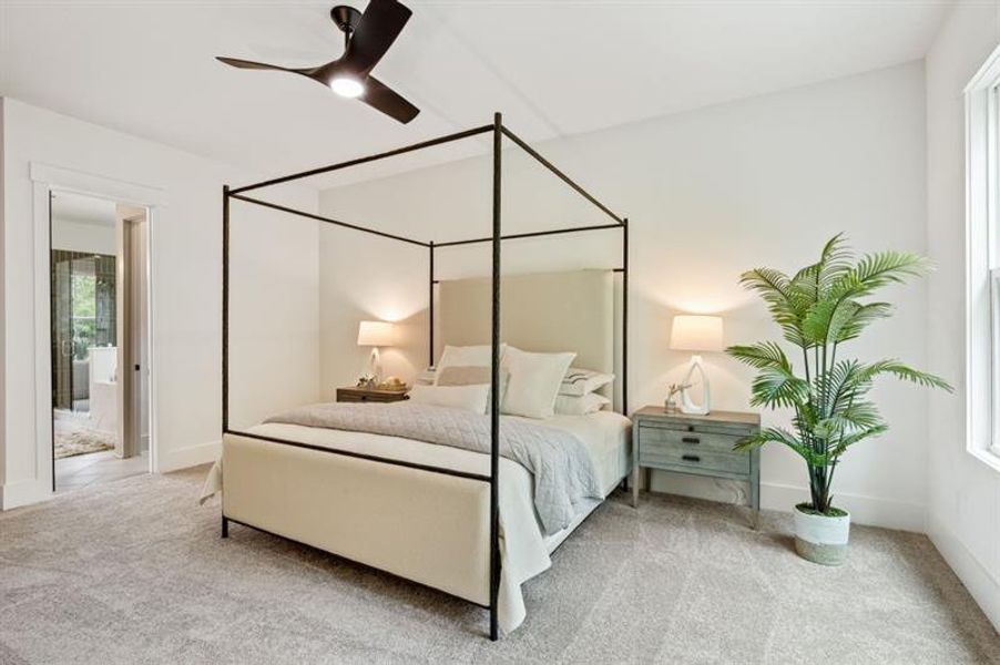 Furnished interior view inside a new home in White Post on Lake Lanier, Gainesville (Image 9).