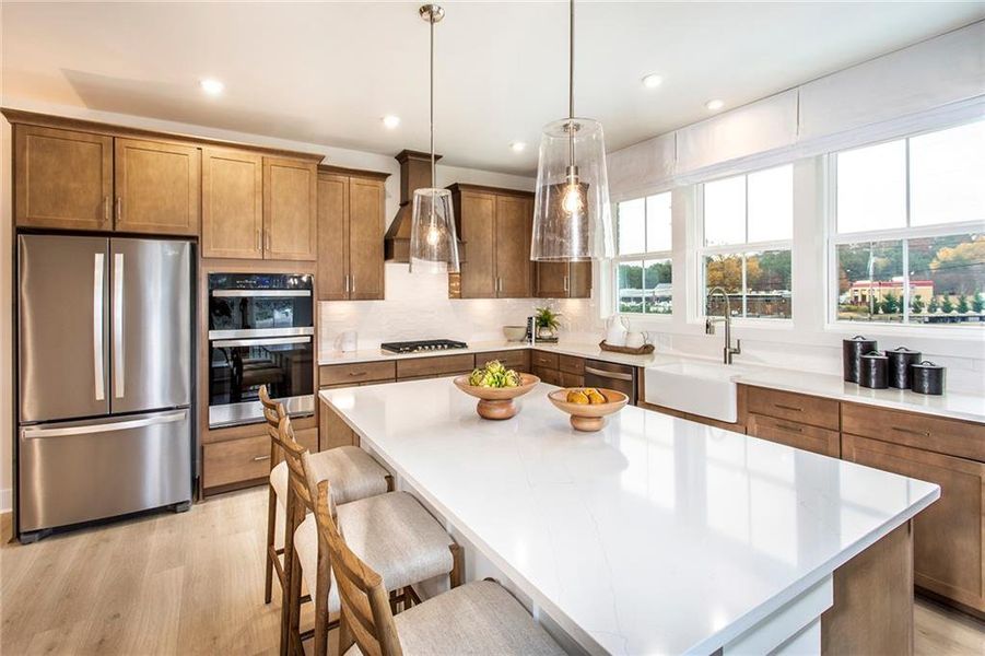 Furnished interior view inside a new home in Towne Village at Suwanee Dam, Sugar Hill (Image 9).