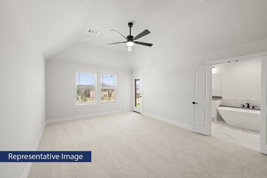 Representative unfurnished interior of a home built from the Buckeye R by First Texas Homes in The Abbey at Mercer Crossing, Farmers Branch (Image 8). Representative unfurnished interior of a home built from the Buckeye R by First Texas Homes in The Abbey at Mercer Crossing, Farmers Branch (Image 8).