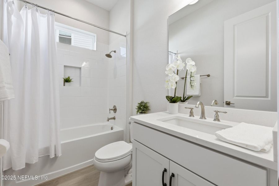 Furnished interior view inside a new home in West End at Town Center, Ponte Vedra (Image 33). Furnished interior view inside a new home in West End at Town Center, Ponte Vedra (Image 33).