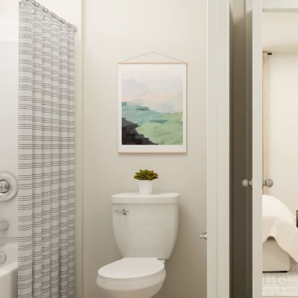 Representative furnished interior of a home built from the Hickory by Lennar in Elizabeth: Arbor, Fort Mill (Image 36).