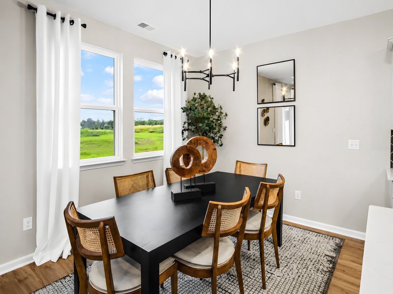 Representative furnished interior of a home built from the The Cherry Grove by Chesapeake Homes in Heritage Park at Longs, Longs (Image 8).