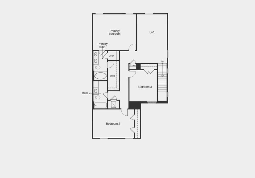2D floor plan layout for the Plan 2246 by KB Home in Legend Heights, New Braunfels, TX (Image 4). 2D floor plan layout for the Plan 2246 by KB Home in Legend Heights, New Braunfels, TX (Image 4).