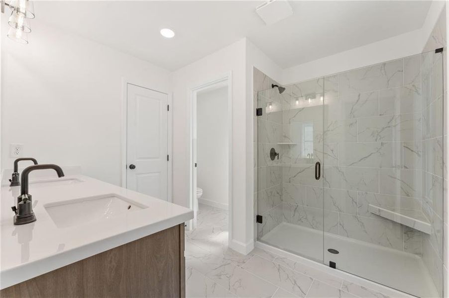 Furnished interior view inside a new home in Wildwood Place, Powder Springs (Image 10).