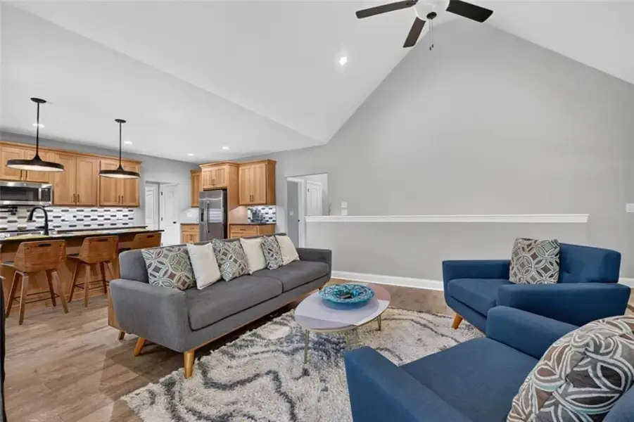 Furnished interior view inside a new home in , Ellijay (Image 8).