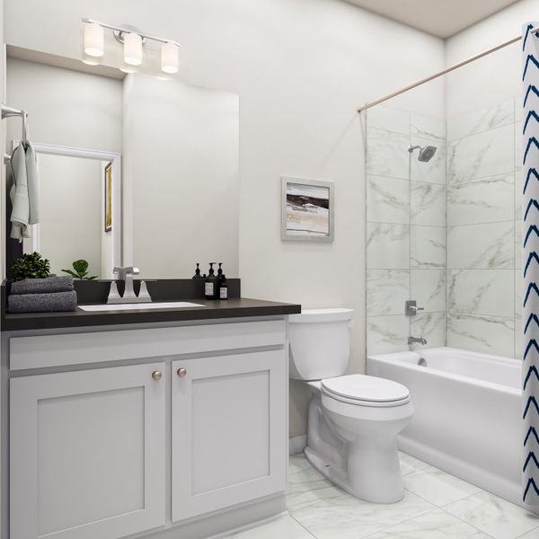 Furnished interior view inside a new home in Flora, Hutto (Image 6). Furnished interior view inside a new home in Flora, Hutto (Image 6).